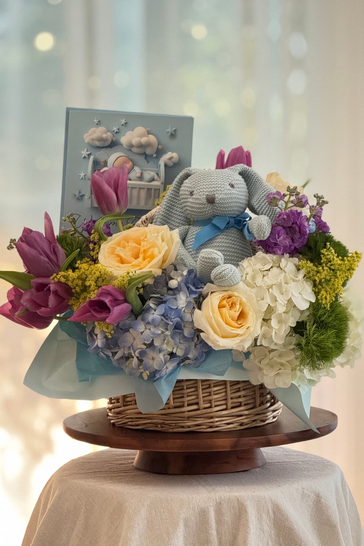 Blue Blooming Hugs