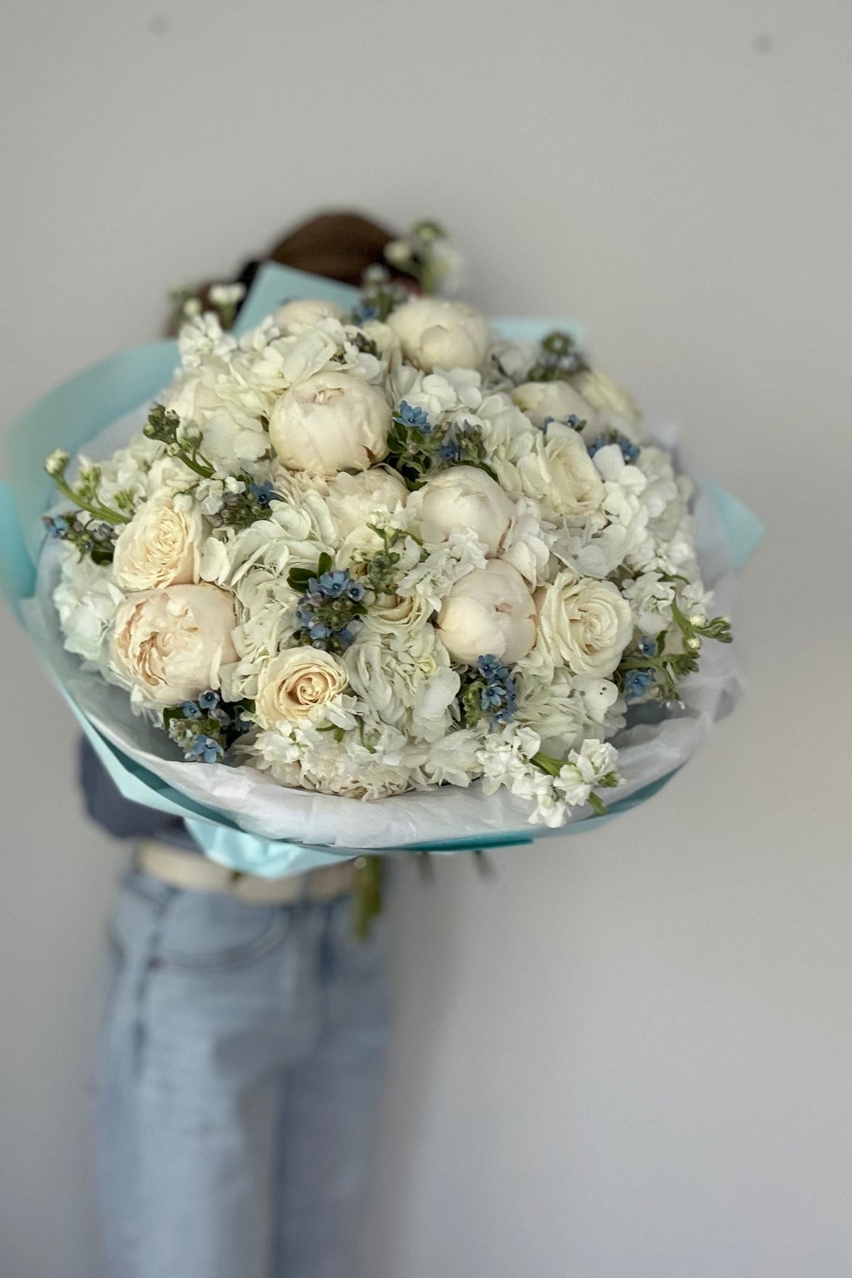 Snowfall Peony Bouquet