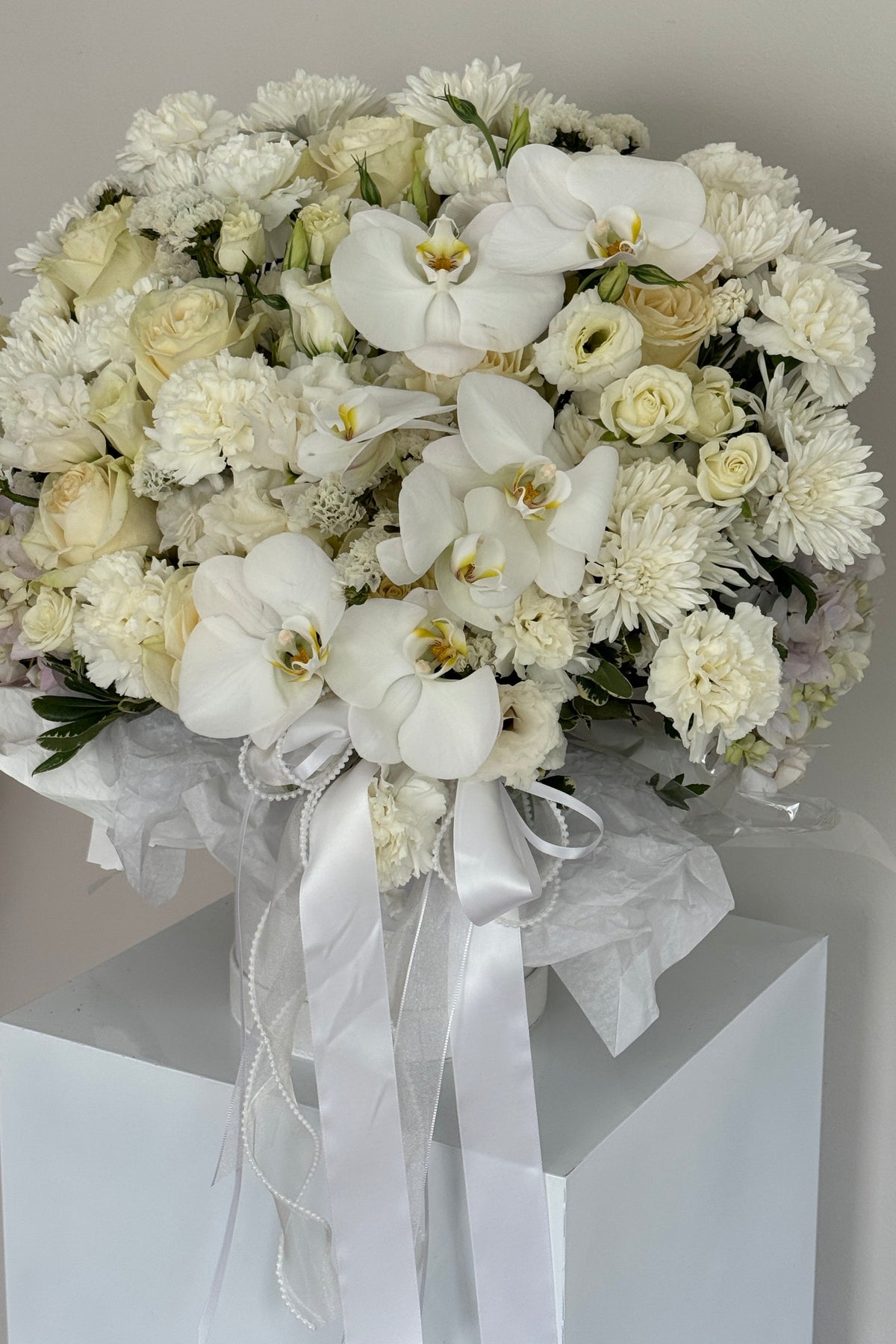 White Serenity Flower Box