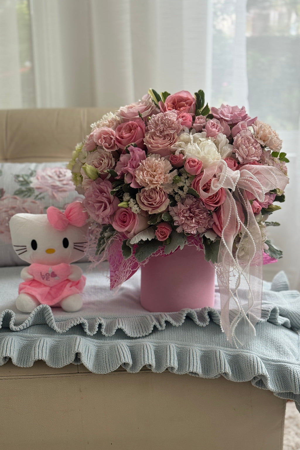 Blush Enchantment Flower Box
