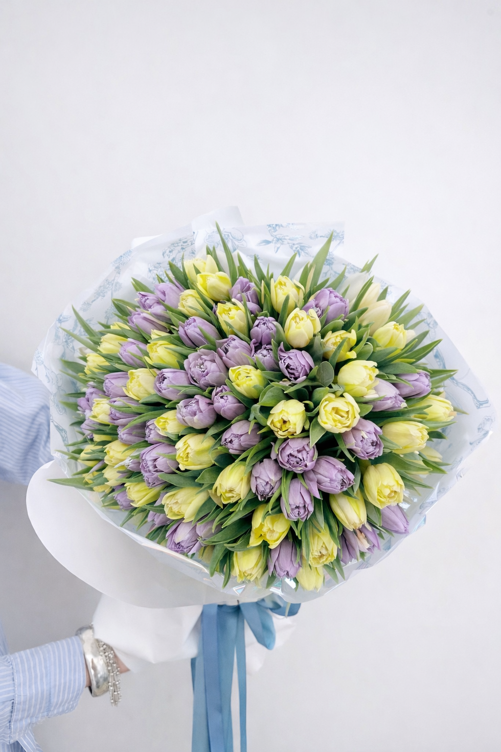 Two-Tone Peony Tulips